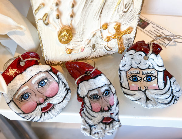 Locally Hand Painted Oyster Ornaments