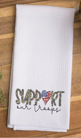 Support Our Troops Hand Towel